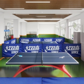 现代乒乓球馆3D模型下载